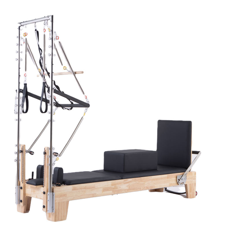 Pilates Reformer Machine - JP081004-Wooden Reformer Bundle